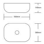 Lavatório Braga Cerâmico Branco