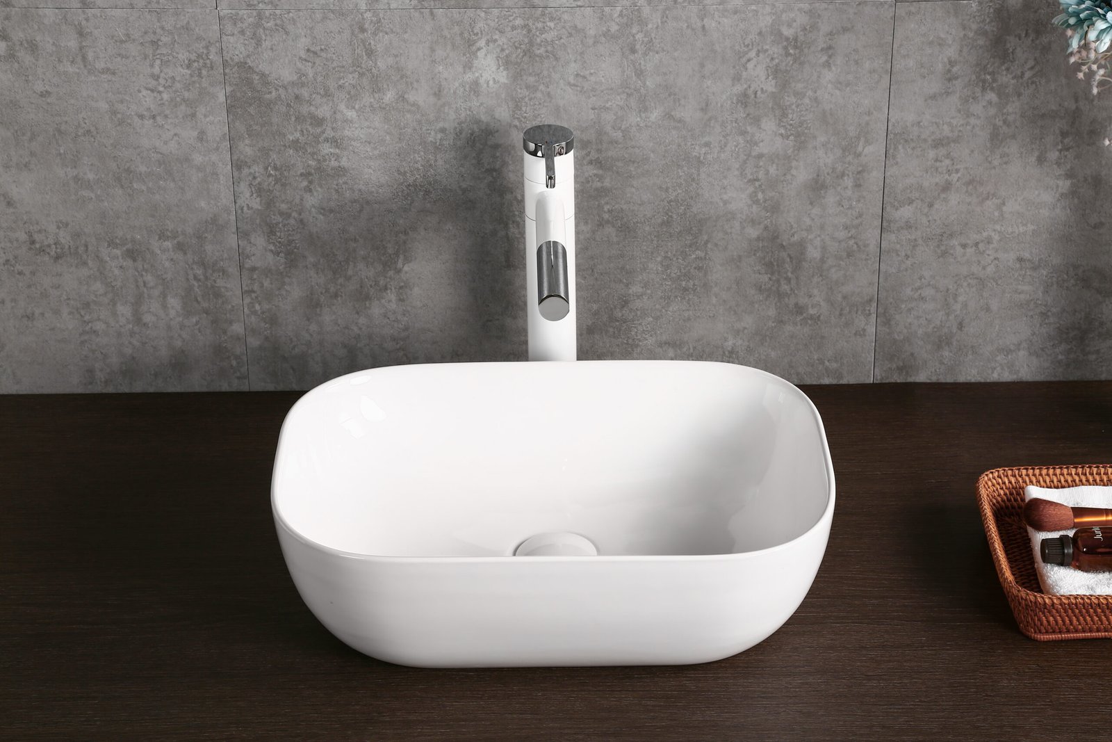 Lavatório Braga Cerâmico Branco