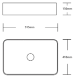 Lavatório Cerâmico Évora