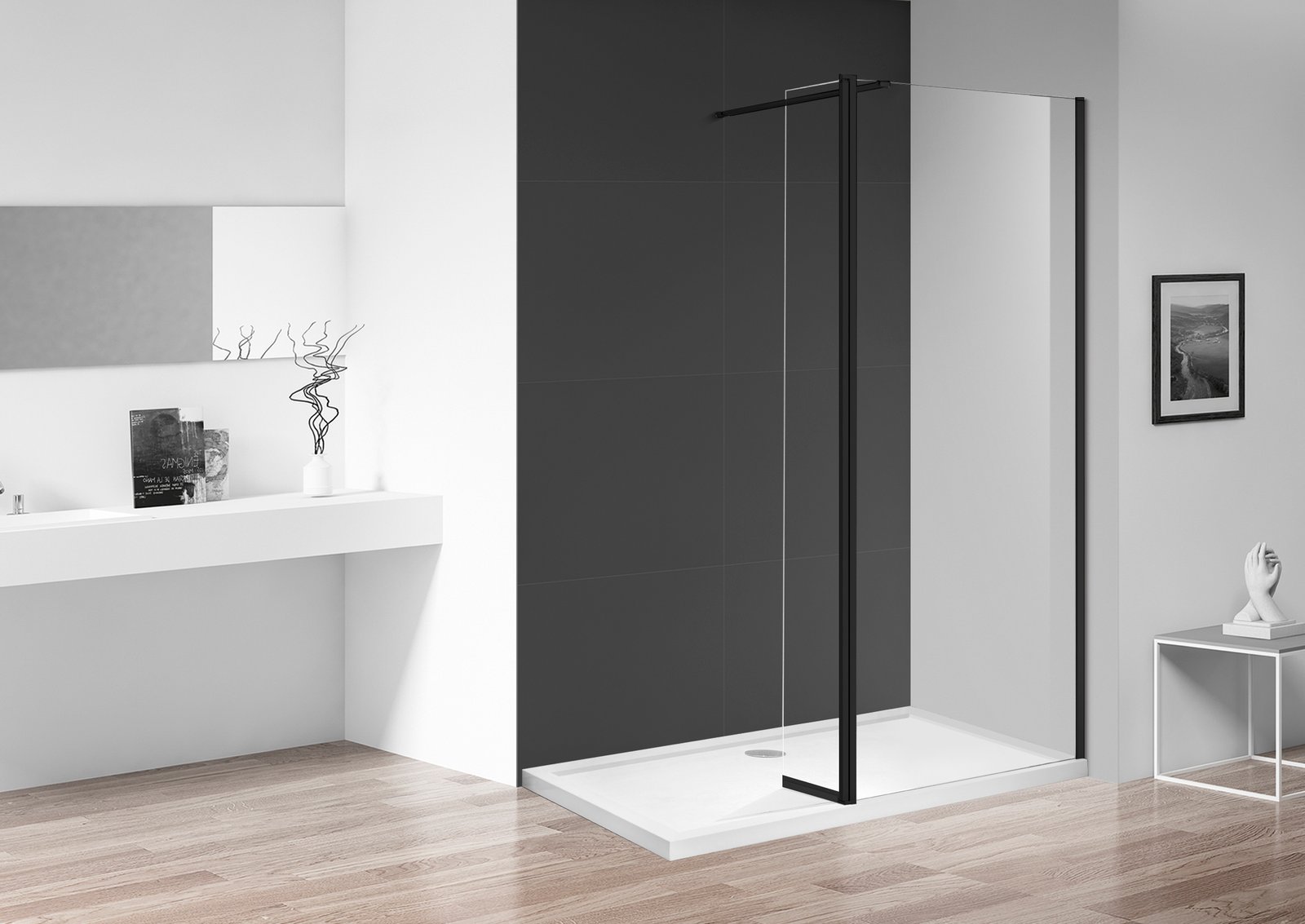 Extensão duche GO vidro temperado